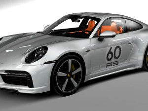 Porsche 911 Esporte Cl&aacute;ssico Modelo 3D
