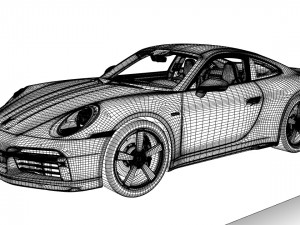 Porsche 911 Sport Classic 3D Model