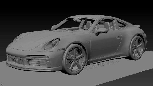 Porsche 911 Sport Classic 3D Model in Sport Cars 3DExport