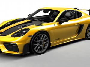 Porsche Cayman GT4 RS 3D Model