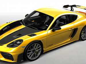Porsche Cayman GT4 RS 3D 模型