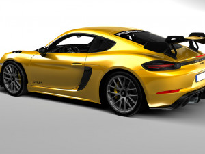 Porsche Cayman GT4 RS 3D 模型