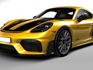 Porsche Cayman GT4 RS 3D 模型