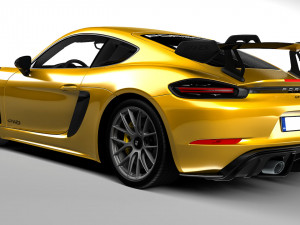 Porsche Cayman GT4 RS 3D 模型