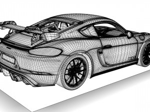 Porsche Cayman GT4 RS 3D 模型