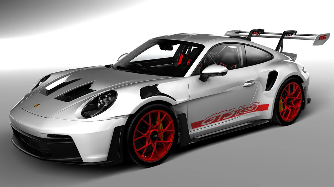 Porsche 911 GT3 RS 2023 3D Model .c4d .max .obj .3ds .fbx .stl .blend