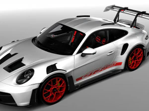 Porsche 911 GT3 RS 2023 3D Model