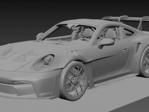 Porsche 911 GT3 RS 2023 Model 3D