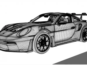 Porsche 911 GT3 RS 2023 3D Model