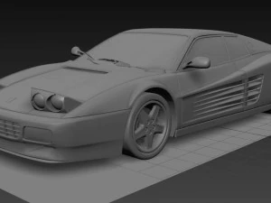 Ferrari 512 TR 3D Model