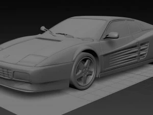 Ferrari 512 TR 3D Model