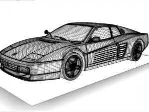 Ferrari 512 TR 3D Model