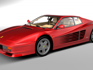 Ferrari Testarossa 3D Model
