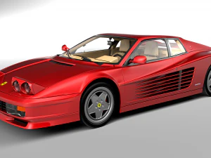 Ferrari Testarossa 3D Model