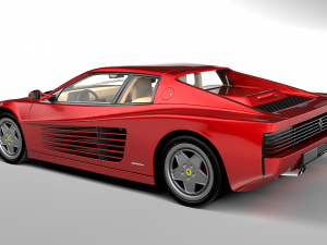Ferrari Testarossa Modello 3D