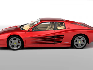 Ferrari Testarossa 3D Model
