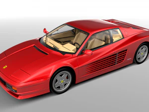 Ferrari Testarossa 3D Model