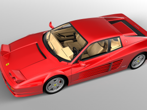 Ferrari Testarossa Modello 3D