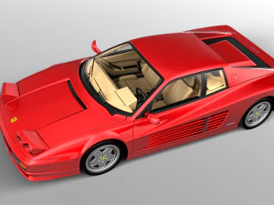 Ferrari Testarossa 3D Model
