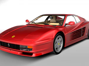Ferrari Testarossa 3D Model