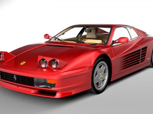 Ferrari Testarossa 3D Model