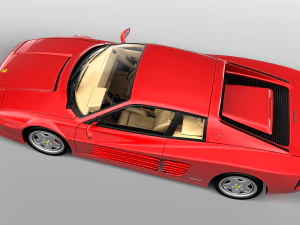 Ferrari Testarossa 3D Model
