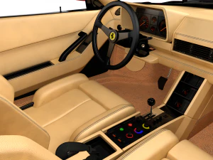 Ferrari Testarossa 3D Model