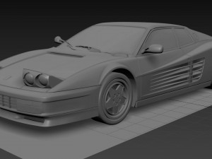 Ferrari Testarossa Modello 3D
