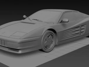 Ferrari Testarossa 3D Model