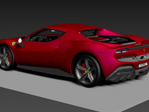 Ferrari 296 GTB 3D-Modell