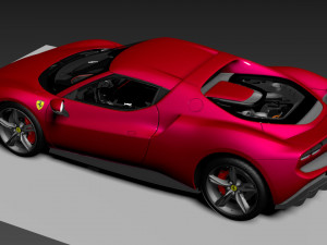 Ferrari 296 GTB 3D-Modell