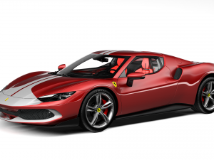 Ferrari 296 GTB Assetto Fiorano 3D Model