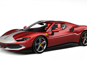 Ferrari 296 GTB Assetto Fiorano Modelo 3D