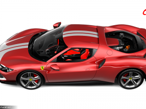 Ferrari 296 GTB Assetto Fiorano Model 3D