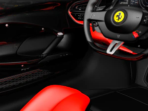 Ferrari 296 GTB Assetto Fiorano 3D Model