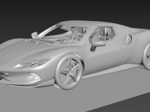 Ferrari 296 GTB Assetto Fiorano Model 3D