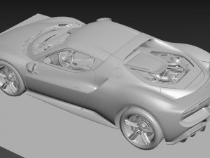 Ferrari 296 GTB Assetto Fiorano Model 3D