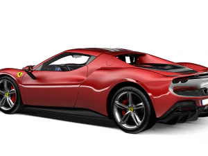 Ferrari 296 GTB Assetto Fiorano 3D Model