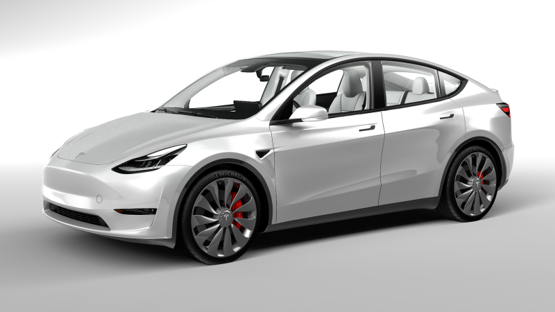 Tesla Model Y Model 3D .c4d .max .obj .3ds .fbx .stl .blend
