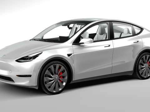 Tesla Model Y 3D 모델