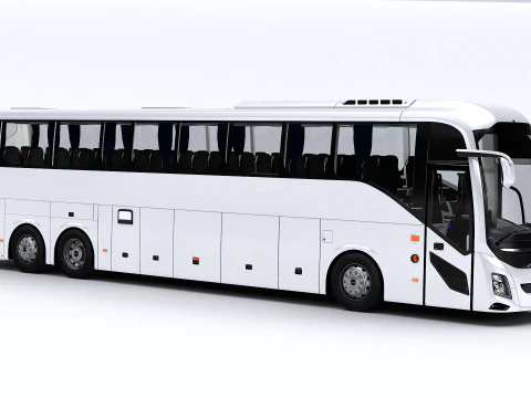 Volvo 9800 6X2 Modelo 3D
