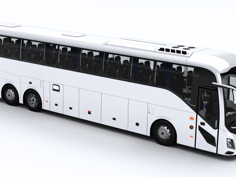 Volvo 9800 6X2 3D 模型