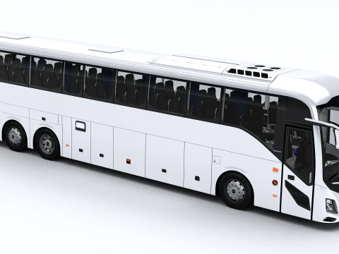 Volvo 9800 6X2 3D Model