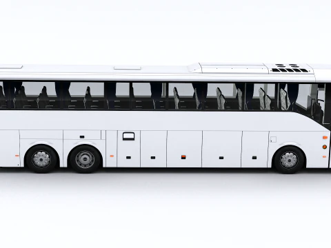 Volvo 9800 6X2 3D Model