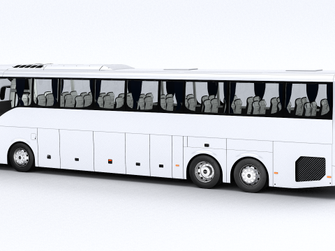 Volvo 9800 6X2 3D 模型