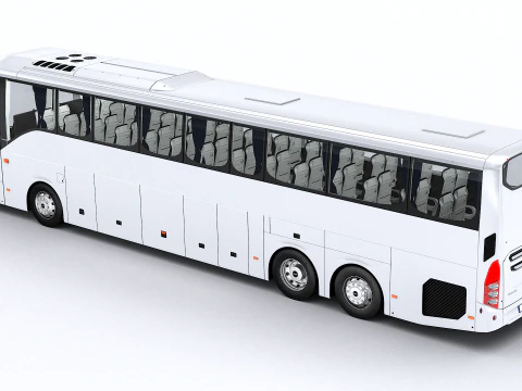 Volvo 9800 6X2 3D Model