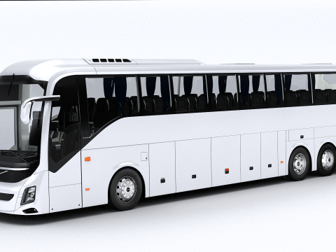 Volvo 9800 6X2 3D 模型
