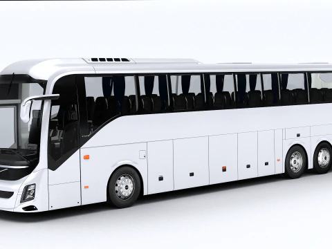 Volvo 9800 6X2 3D Model