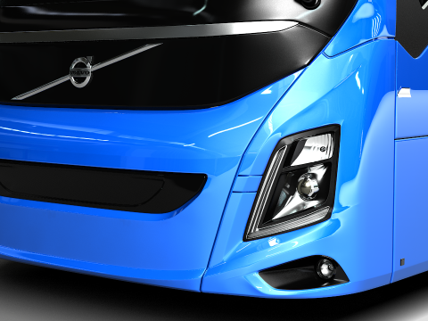 Volvo 9800 4X2 Modelo 3D
