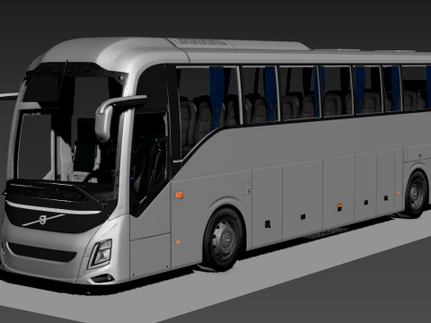 Volvo 9800 4X2 3D Model